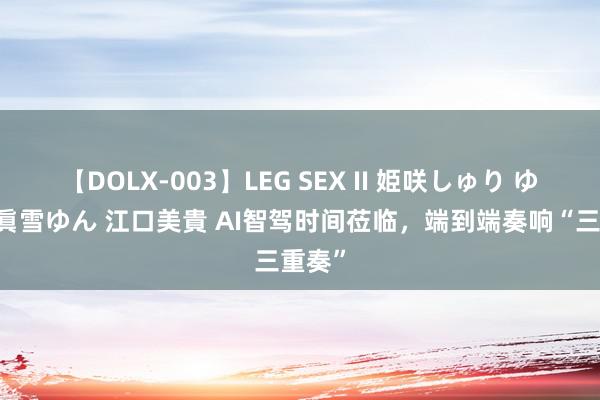 【DOLX-003】LEG SEX II 姫咲しゅり ゆりあ 眞雪ゆん 江口美貴 AI智驾时间莅临，端到端奏响“三重奏”