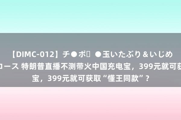 【DIMC-012】チ●ポ・●玉いたぶり＆いじめマッサージフルコース 特朗普直播不测带火中国充电宝，399元就可获取“懂王同款”？